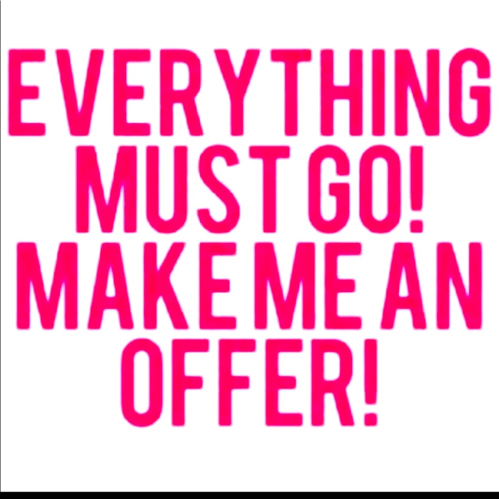 I will accept all reasonable offers!!!